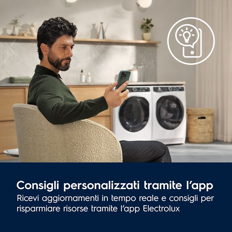 Electrolux Lavatrice 9Kg Serie 700 SteamCare Ew7f49gq Bianco