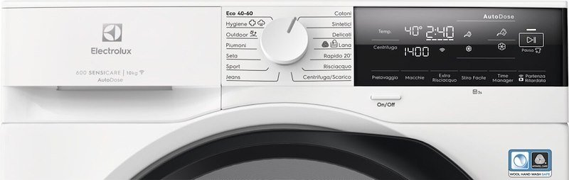 Electrolux Lavatrice 10Kg EW6F310GQ Bianco