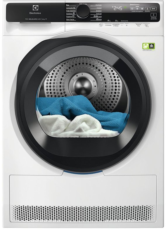 Electrolux Asciugatrice 8 kg Ew7h58gy Bianco