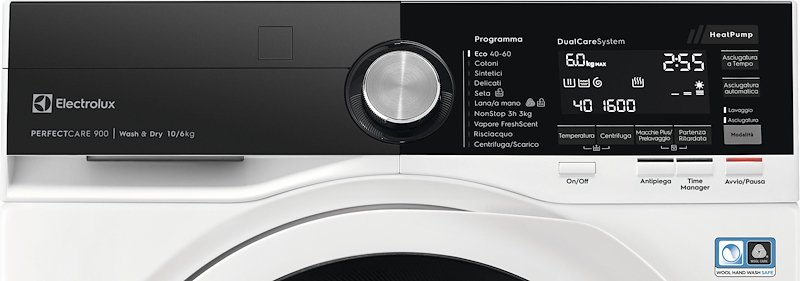 Electrolux Lavasciuga 10/6 Kg Ew9w216bw Bianco