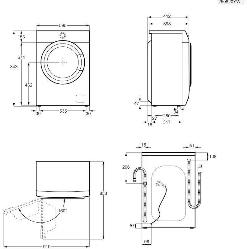 Electrolux Lavatrice 6 Kg Ew6s326a Bianco