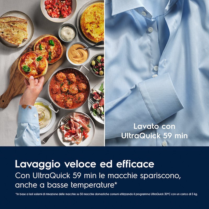 Electrolux Lavatrice 12Kg SteamCare 700 Ew7f412a Bianco