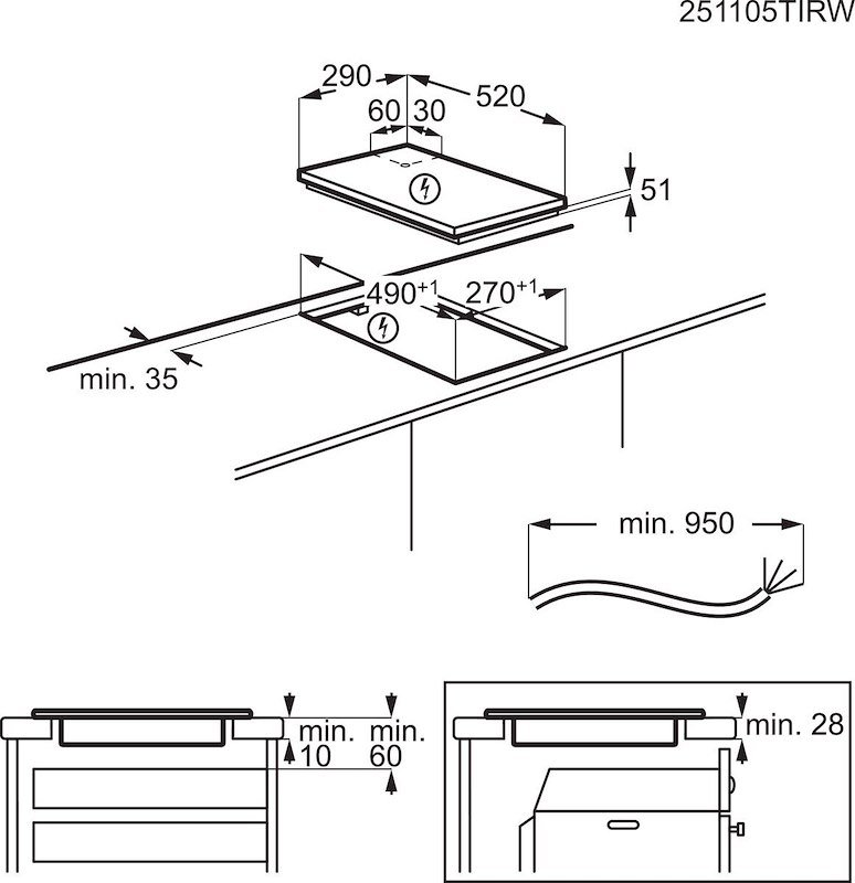 Electrolux Piano cottura Induzione Lit30230c
