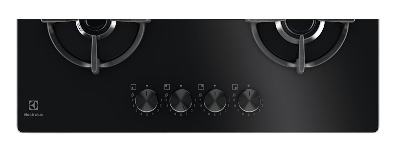 Electrolux piano cottura a gas Egg64272k Nero