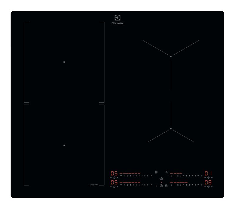 Electrolux Piano Elettrico Kis62453i Nero