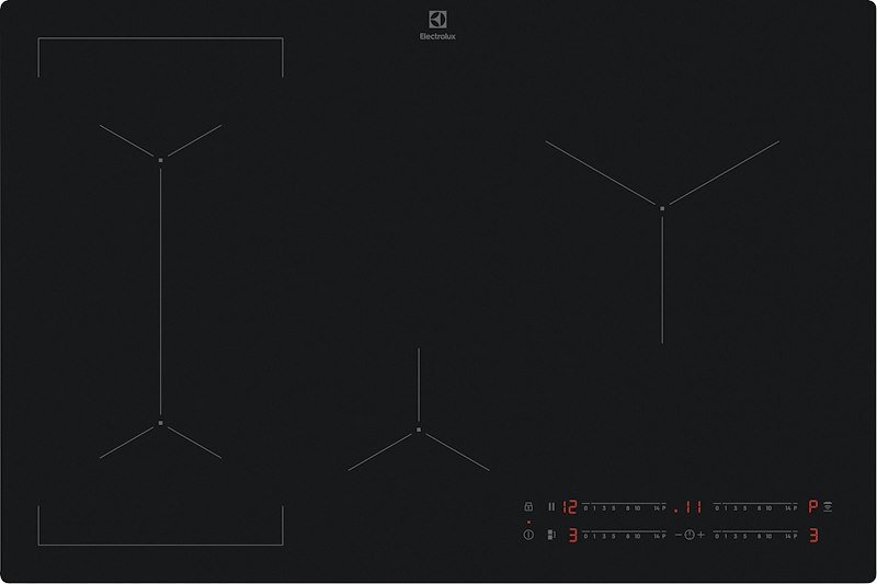 Electrolux Piano cottura ad induzione Eiv83443ct Nero Opaco