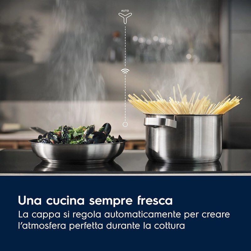 Electrolux Piano cottura ad induzione Serie 600 Bridge 80cm Lil83441 Nero