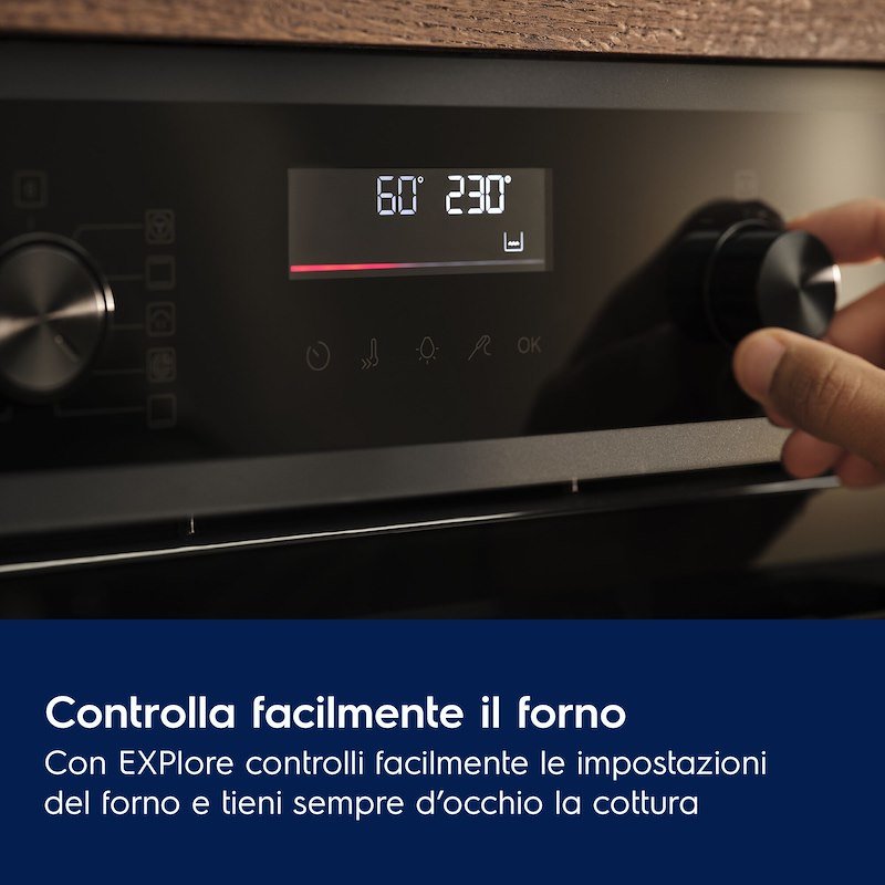 Electrolux Forno Elettrico multifunzionale Eof7h00h SurroundCook® Serie 500 Nero