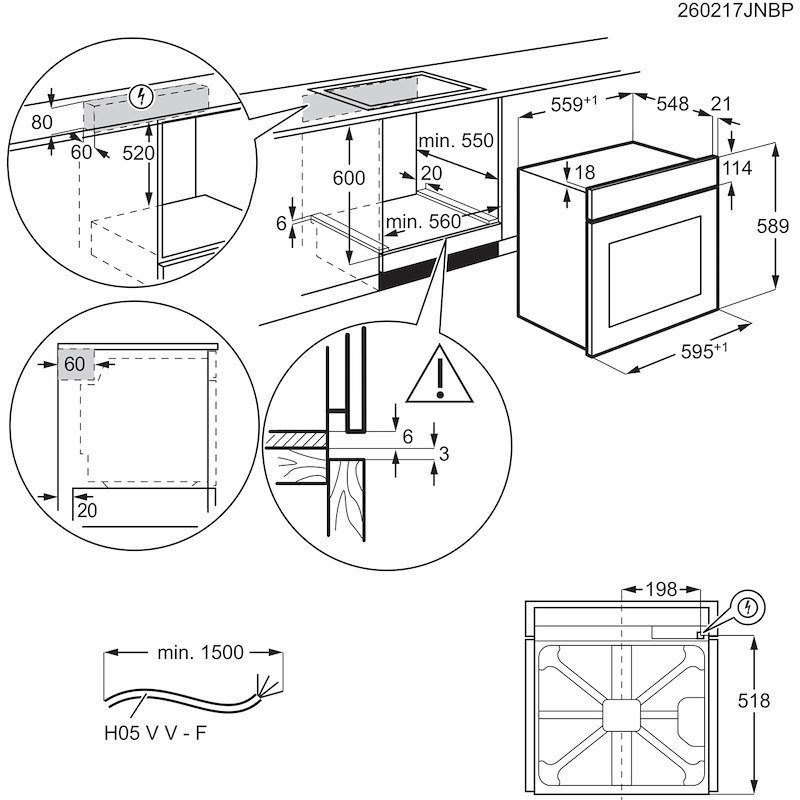 Electrolux Forno elettrico Lom4p46x2