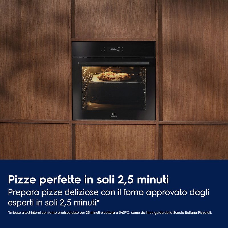 Electrolux Forno elettrico Pizza Expert EOX8P08WH nero