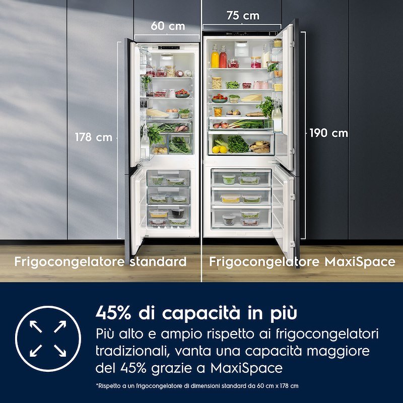 Electrolux Frigorifero combinato incasso Ena7te75s