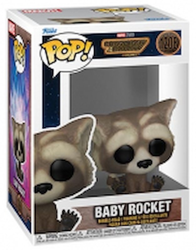 Funko Pop!  Guardians Of The Galaxy 3 Baby Rocket 1208