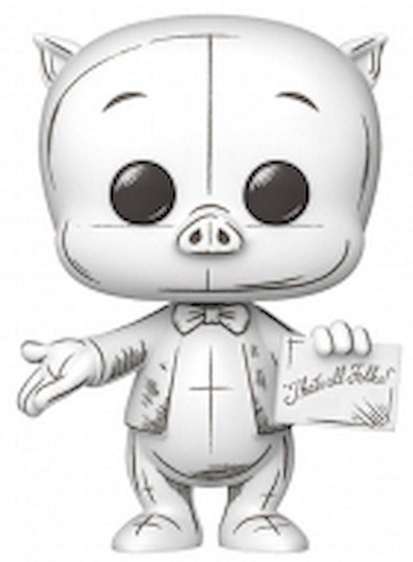 Funko Pop! Looney Tunes Porky Pig (Sketched) 2012