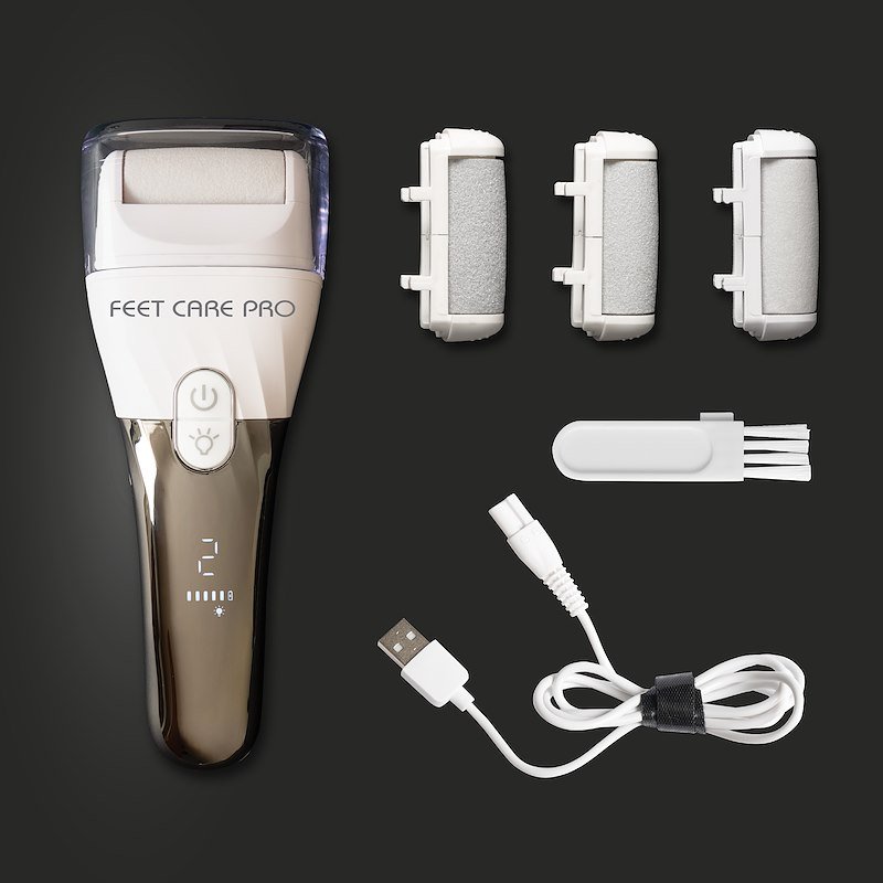 Macom Pedicure elettrico professionale ricaricabile Fit Care Pro