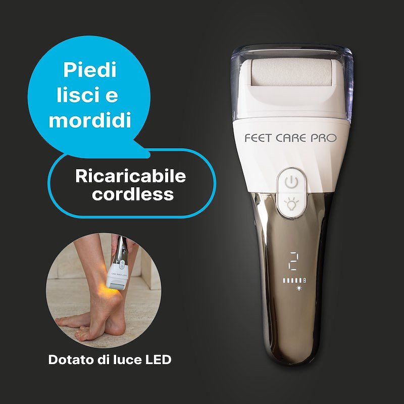 Macom Pedicure elettrico professionale ricaricabile Fit Care Pro