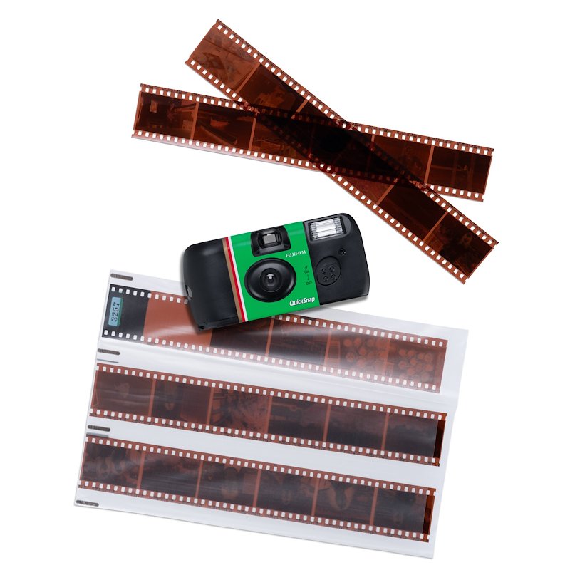 Fuji Fotocamera monouso Quicksnap Fl Sp 27exp nero verde