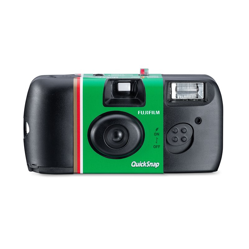 Fuji Fotocamera monouso Quicksnap Fl Sp 27exp nero verde