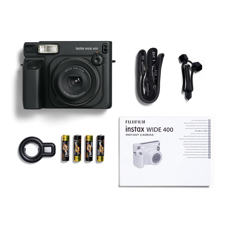 Fuji Macchina fotografica compatta Instax 400 Wide Black