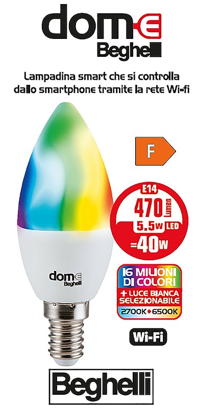Beghelli - 60014 - Lampadina Smart Oliva