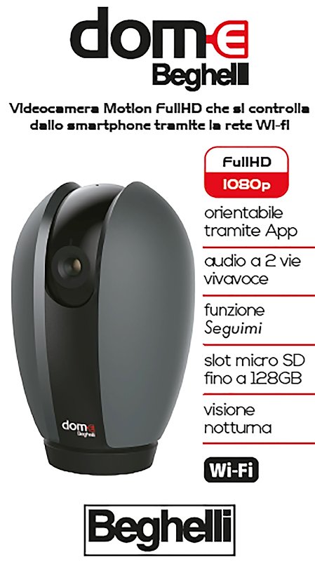 Beghelli - 60021 - Videocamera Motion orientabile da App