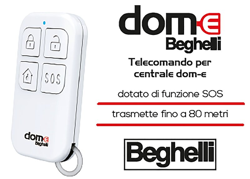 Beghelli - 60032 - Telecomando per centrale Beghelli Dom-e