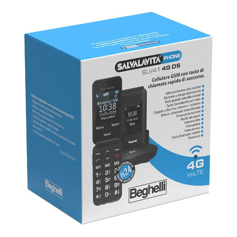 Beghelli Telefono Salvalavita Phone SLV41 4G Slv 41 Ds 4g