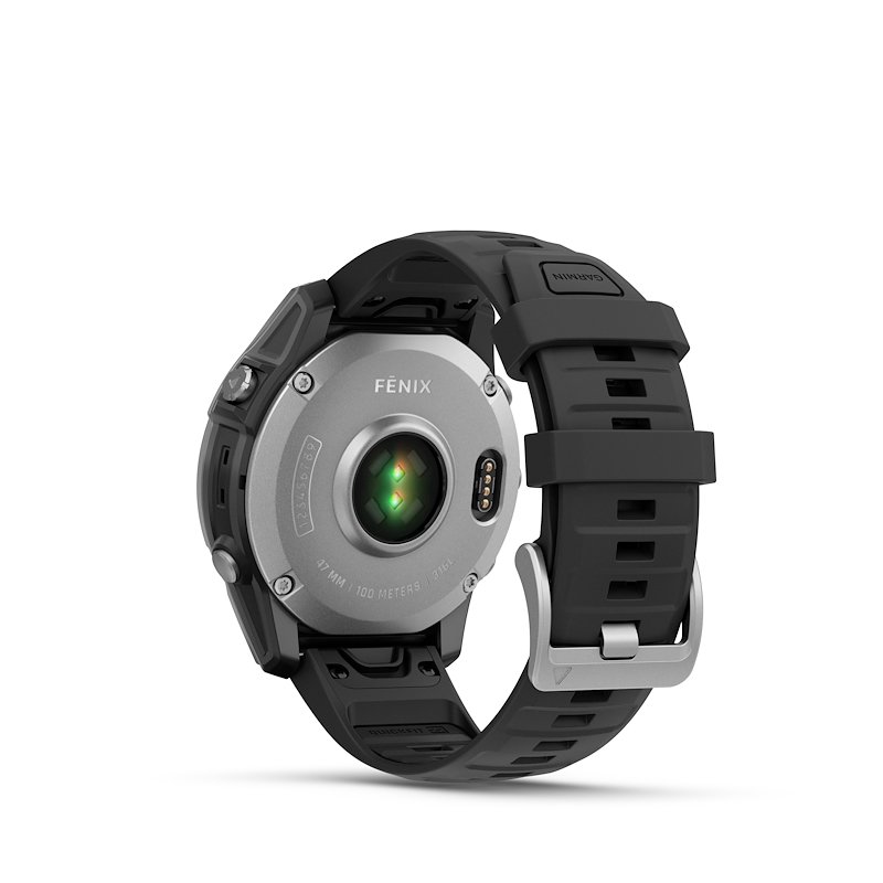 Garmin Fenix 7 47mm Stainless Acciaio/Nero