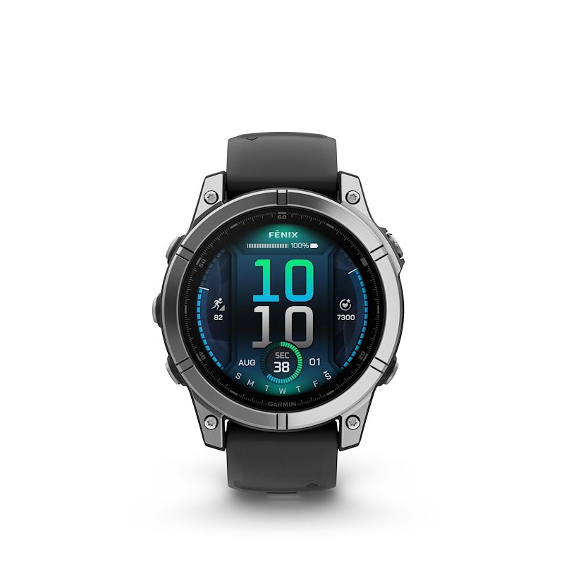 Garmin Fenix 7 47mm Stainless Acciaio/Nero