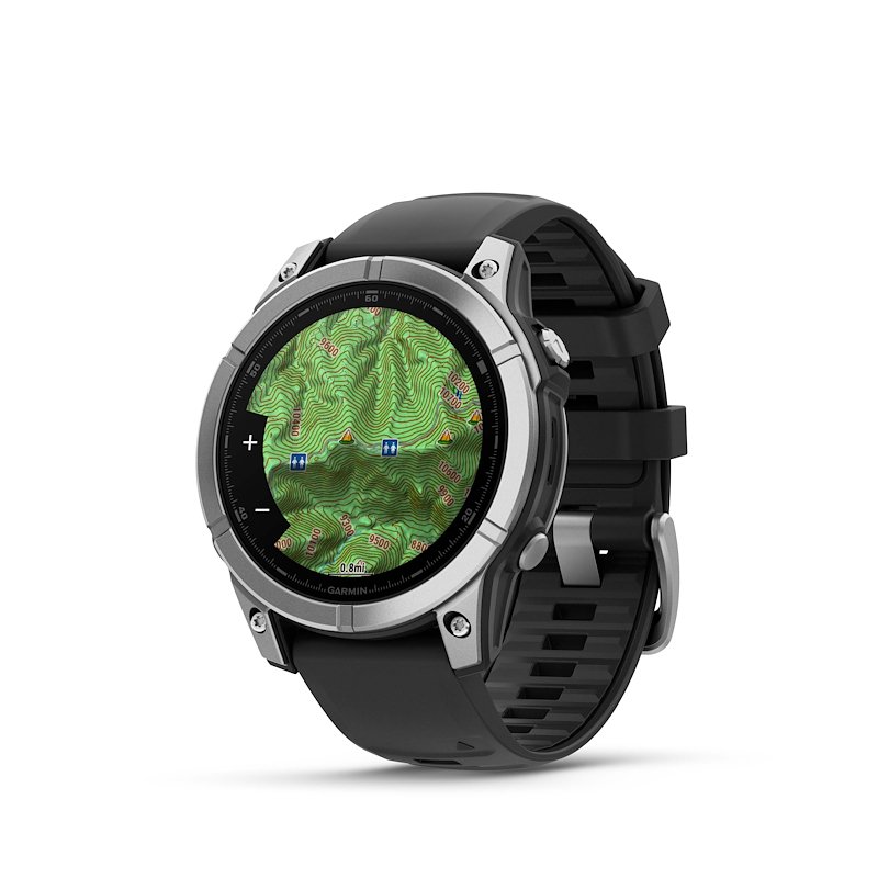 Garmin Fenix 7 47mm Stainless Acciaio/Nero