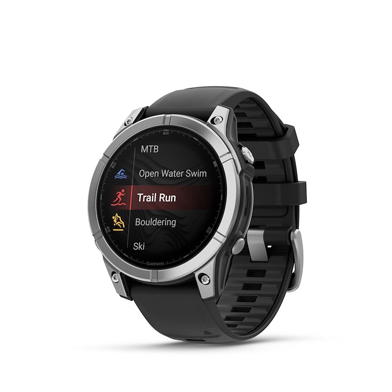 Garmin Fenix 7 47mm Stainless Acciaio/Nero