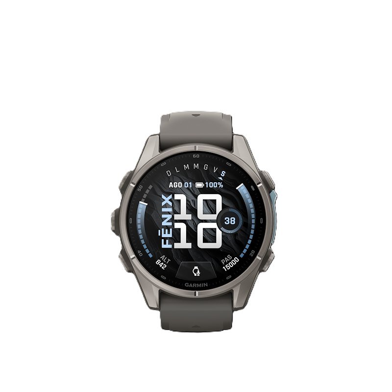 Garmin Fenix 9 Pebble Gray 43mm Titanio / Grigio
