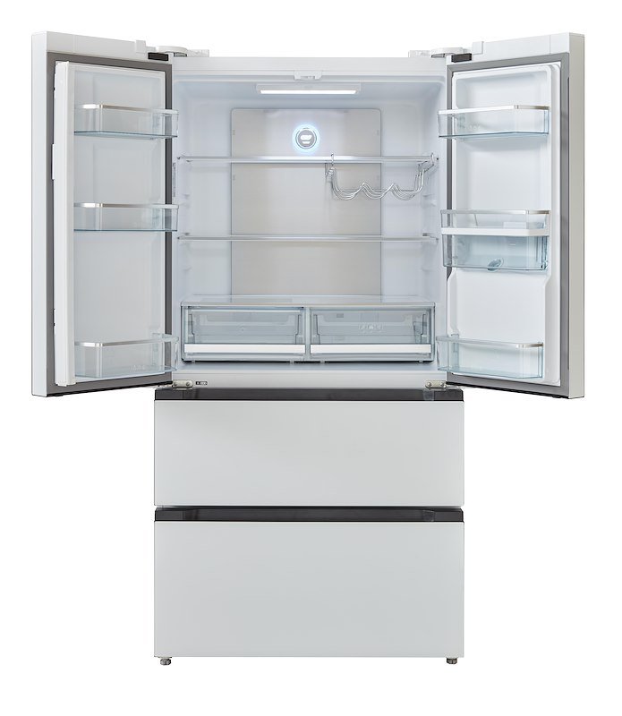 Grf Frigorifero Combinato Fa91831dtwg Vetro Bianco