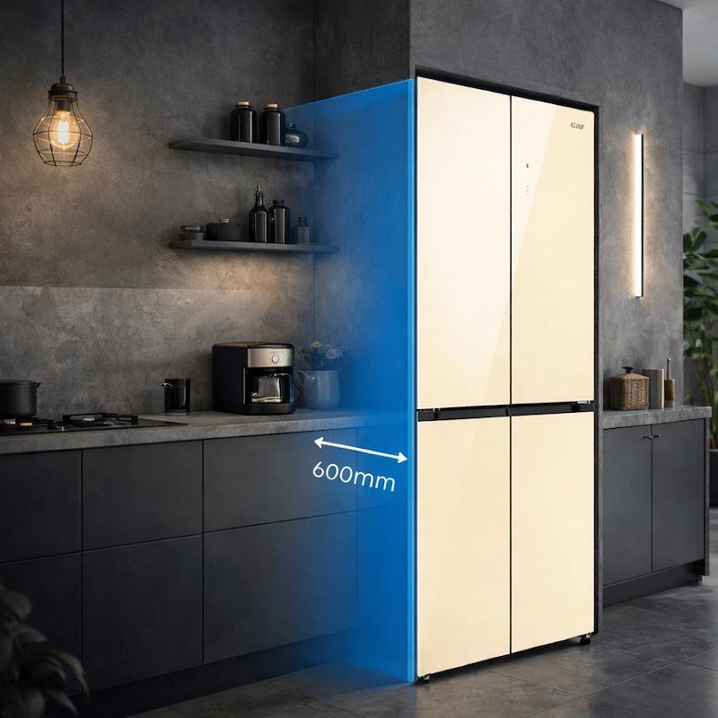 Grf Frigoriferi Combinati Gamma Slot In 4 porte Slc836091lx1 Lava