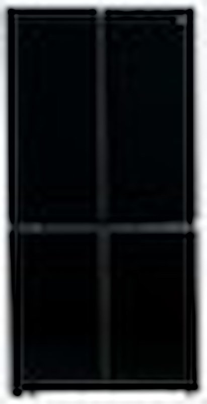 GRF Frigoriferi Combinati Gamma Slot In 4 porte SC9160931BG Vetro Nero