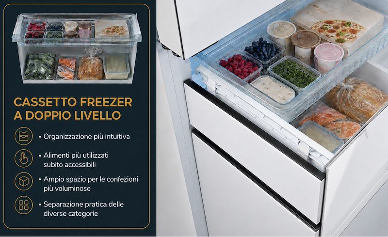 Gfr Frigorifero americano Fa91831dtrg Vetro rock grey