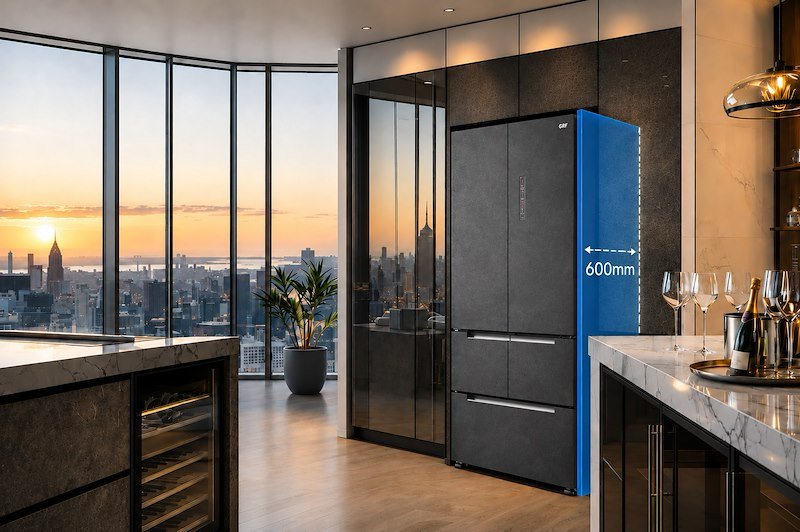 Gfr Frigorifero americano Sf9160931bx Black inox