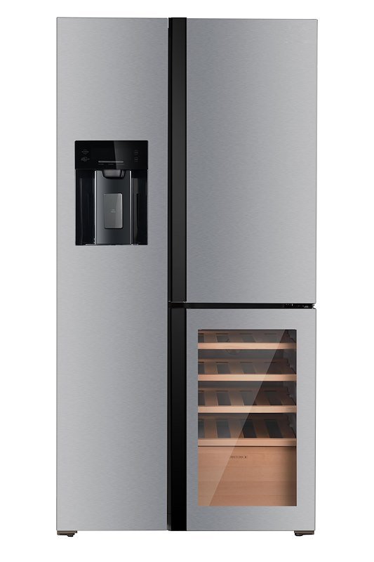 Gfr Frigorifero americano 3 porte + cantinetta con DRINK ICE MAKER T9183win2xg