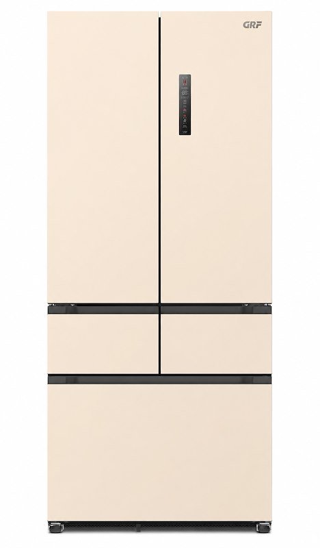 GRF Frigorifero Combinato 3 porte Slm836091cg1 484L Champagne Glass