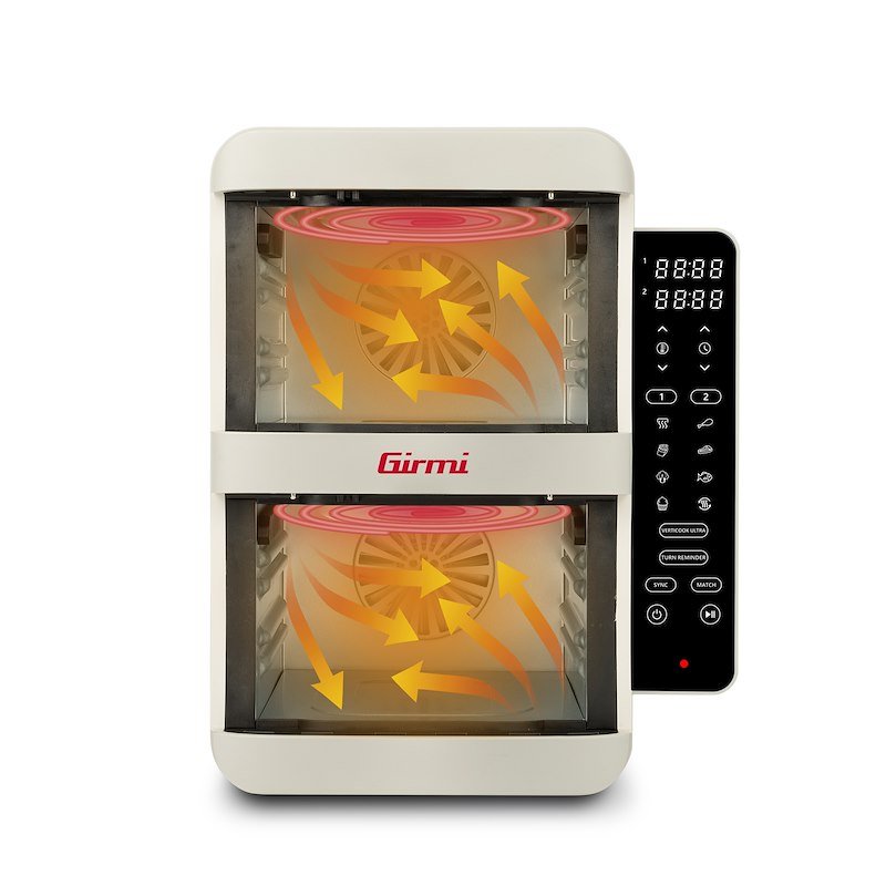Girmi Friggitrice ad aria Doppia 9 L Fg4101 Gesso