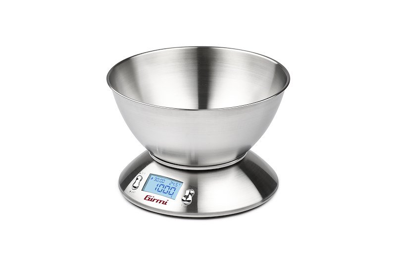 Girmi Bilancia Digitale da cucina PS85 Acciaio Inox