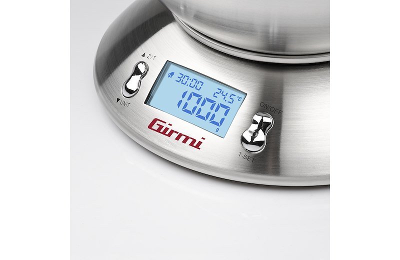 Girmi Bilancia Digitale da cucina PS85 Acciaio Inox
