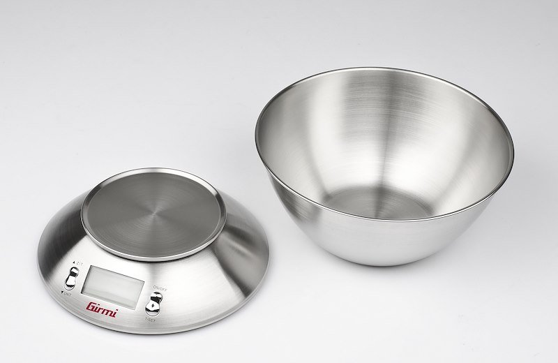 Girmi Bilancia Digitale da cucina PS85 Acciaio Inox