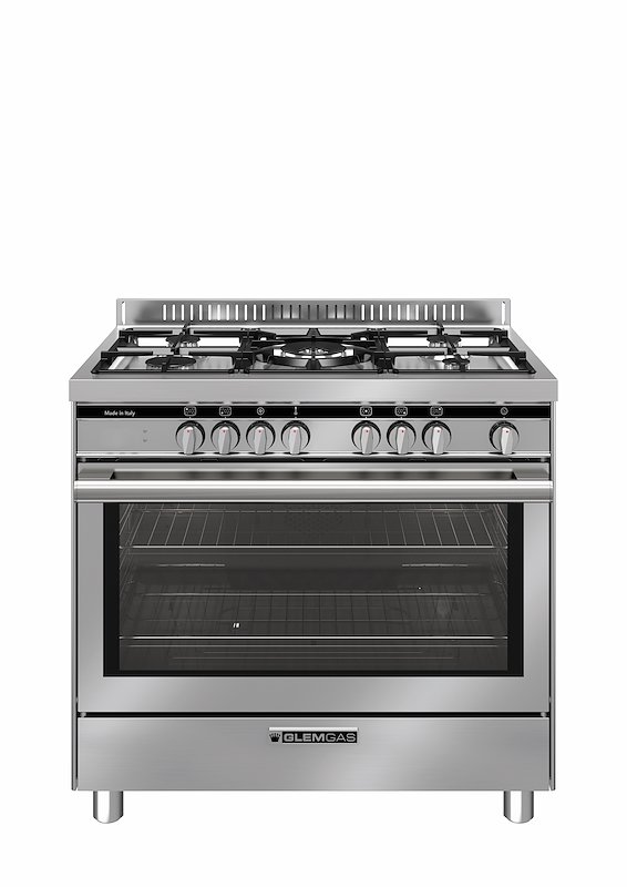 Glem piano con forno elettrico St965mi inox