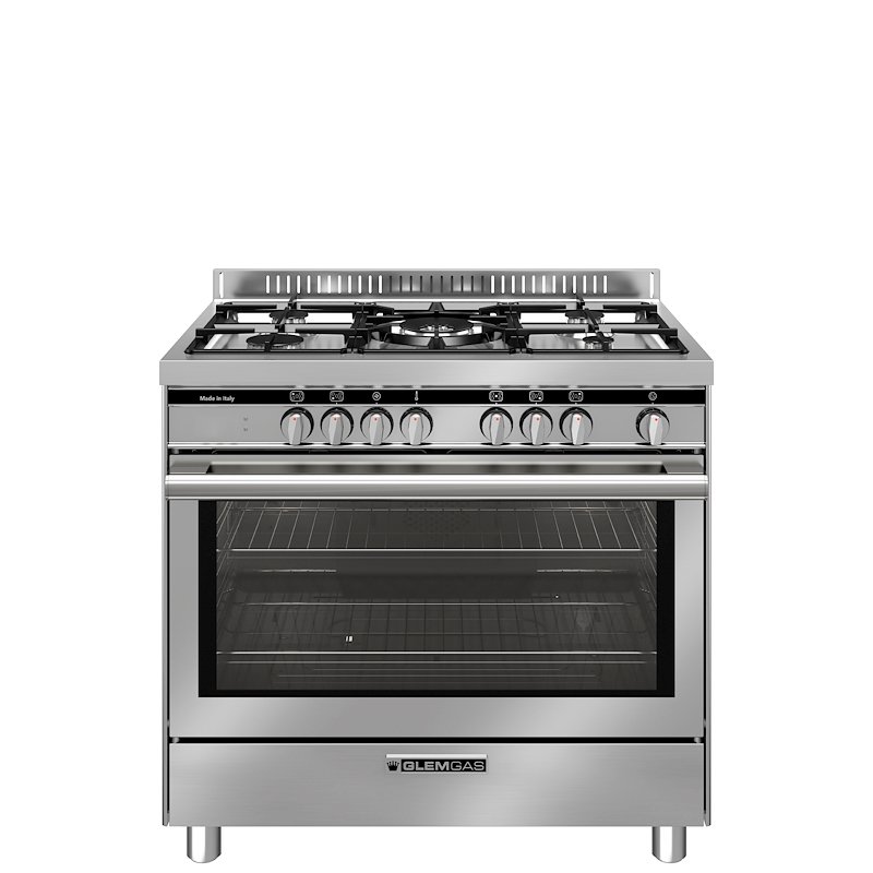 Glem piano con forno elettrico St965mi inox