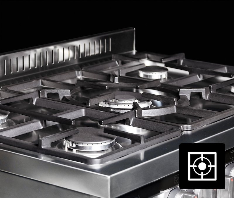 Glem Cucina forno elettrico St965mrs Rosso Pomodoro