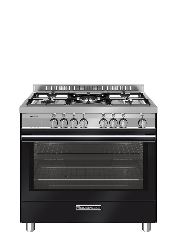 Glem Cucina a Gas St965mbk Nero Carbone
