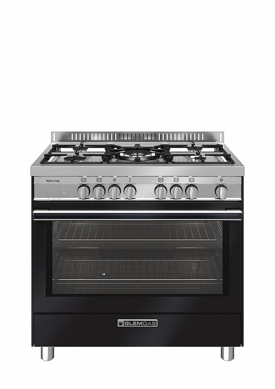 Glem Cucina a Gas St965mbk Nero Carbone