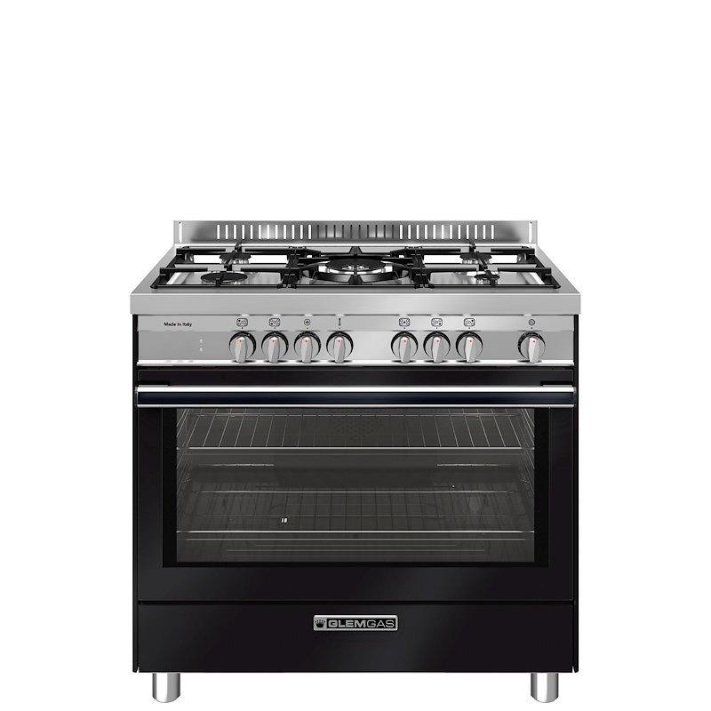Glem Cucina a Gas St965mbk Nero Carbone