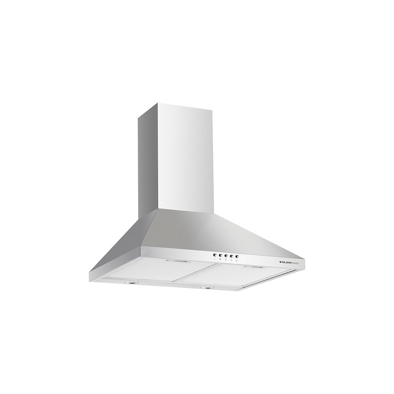 Glem Gas Cappa Aspirante a Parete Ghp745ix Inox
