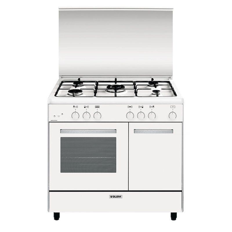 Glem cucina forno a gas Ar965gx Bianco
